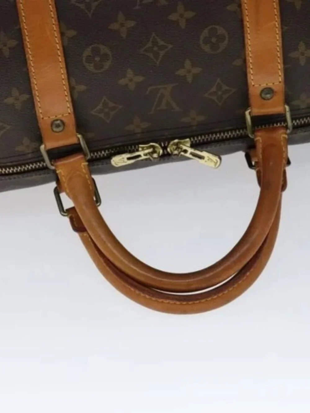 LOUIS VUITTON Monogram Keepall 60 Boston Bag M41422 LV Auth 109934